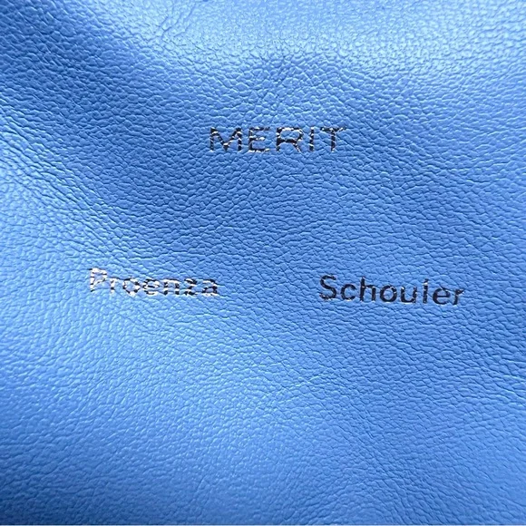 Merit x Proenza Schouler Bag Cosmetic Limited Edition Reversible Vegan Leather - Picture 7 of 11